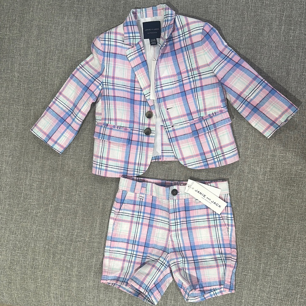 Two piece Janie and Jack little boy outfit